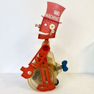 Ideal Mr Machine Vintage‎ Toy Working Wheel Rolling Robot Tested Works